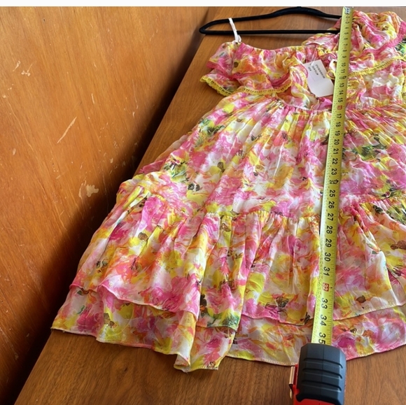 Revolve Rococo sand asymmetrical one shoulder dress in medium - Picture 3 of 6